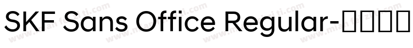 SKF Sans Office Regular字体转换